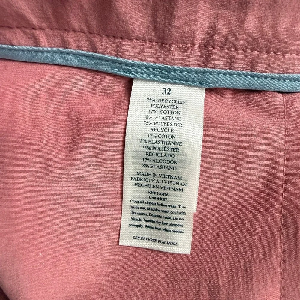 Faherty All-Day Shorts Mens 32 Faded Flag Pink 9